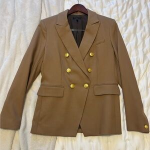 Rag and Bone Double-Breasted Tan Blazer size 8